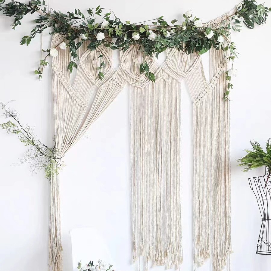 Bohemian Handwoven Macramé Wall Hanging · 7782 12