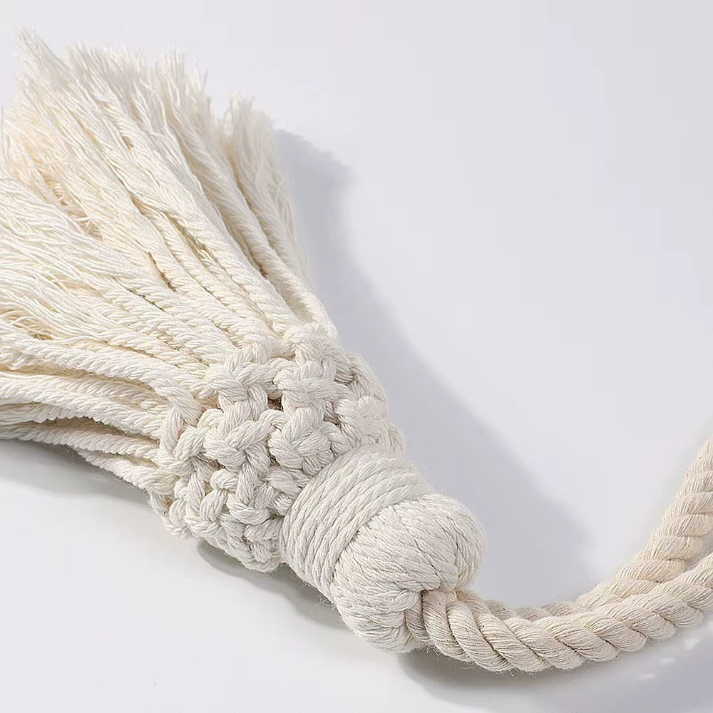 Macramé Cotton Rope Curtain Tieback 3